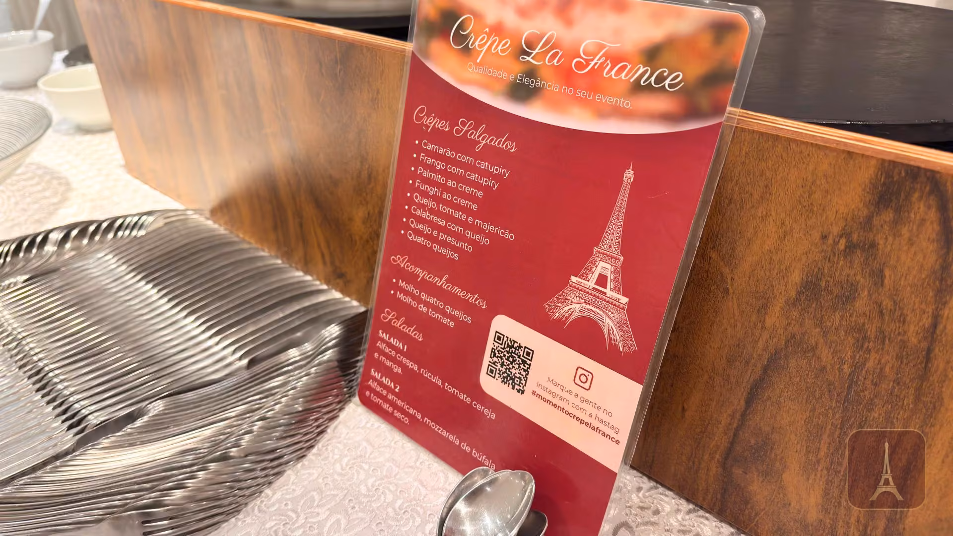 Cardápio de crêpes salgados, Crêpe La France