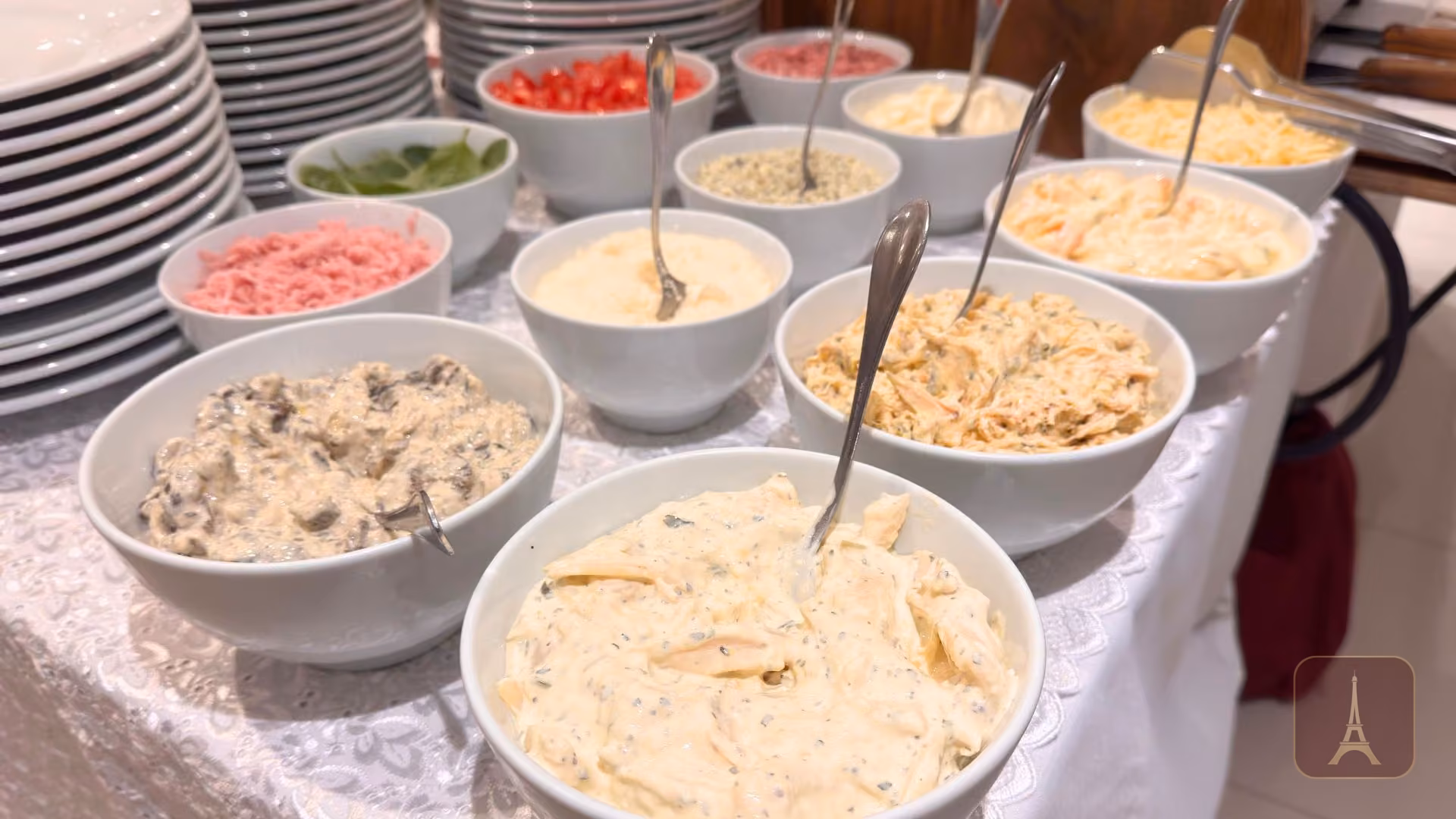 Recheios prontos para o evento, Crêpe La France